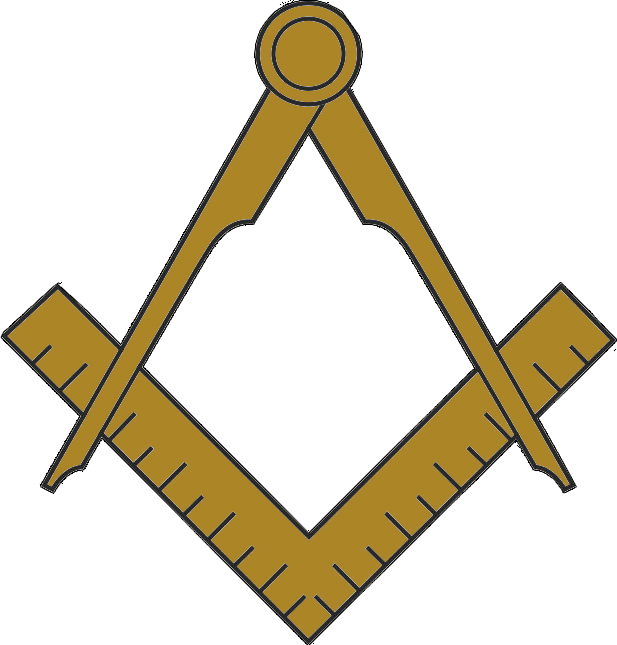 Masonic square and compasses